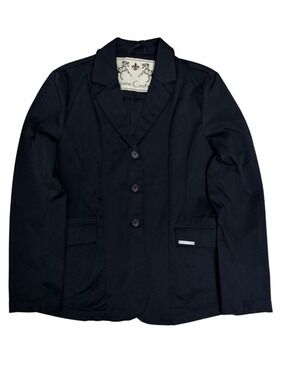 EQUINE COUTURE Horse Riding Jacket Equestrian Black RALEIGH SHOW COAT Womens 8
